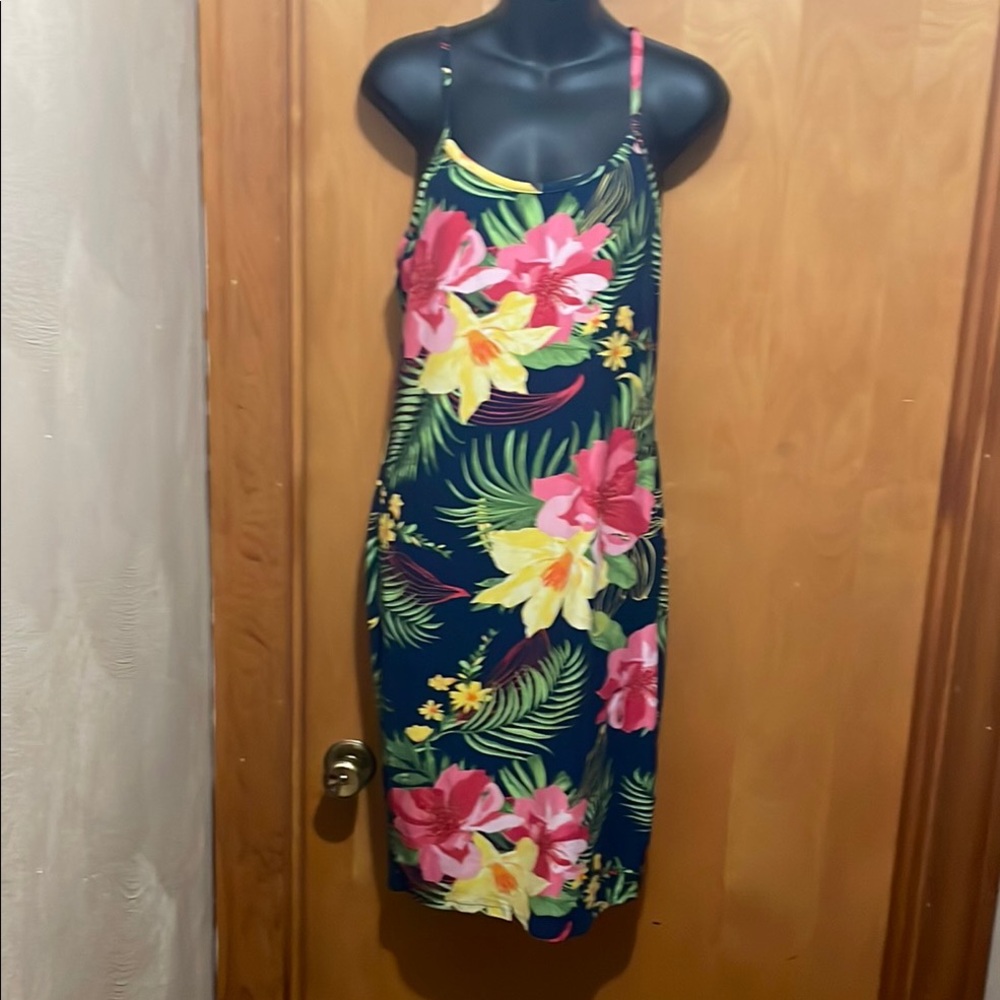 Floral Spaghetti Strap Dress